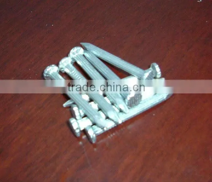 black/galvanized grooved concrete nails