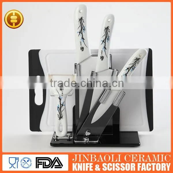 fashion ceramic pp + TPR cutting board
