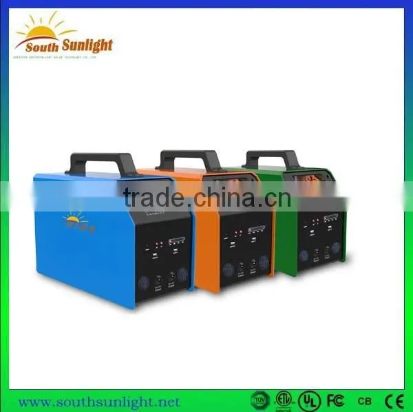 2015 factory 50W Portable solar TV with vedio and radio, solar home power system for small homes, home solar lighting system