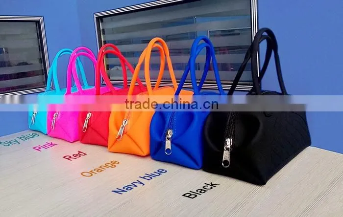 2016 Customizing silicon small tote bag