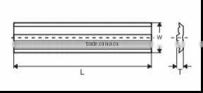 Woodworking Planer Knife For Centrost System
