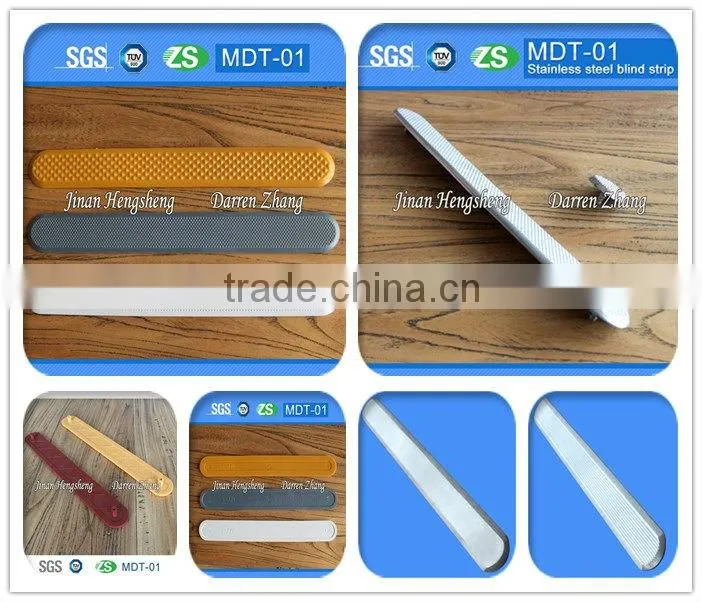 Non-slip TPU detectable warning restaurant outdoor floor tile for construction