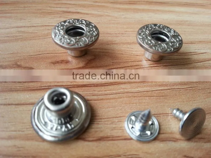 Brass Metal Jeans Tack Button For Jeans and Jacket --- J1534