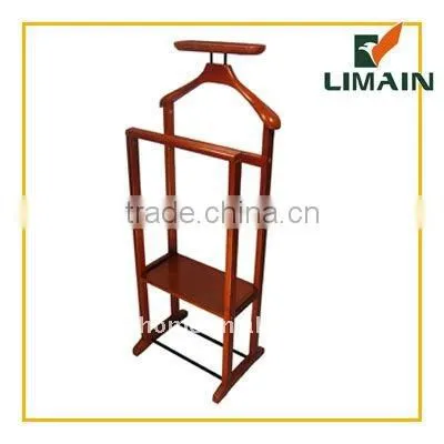 wooden suit hanger