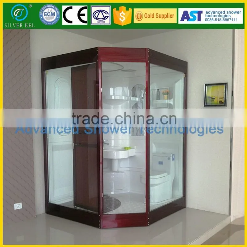 Standard square shower cabin 90*90 sliding door for bathroom