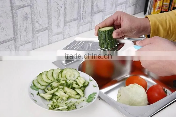 S/S+ABS+PP 27*8*1.5 New products multifunctional vegetable&fruit grater slicer