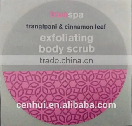 custom colorful round paper sticker for cosmetics