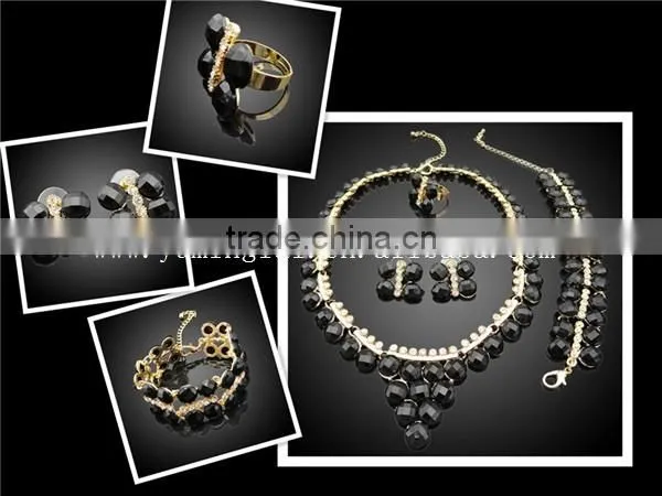 2014 popular resin jewelry sets new model for African women