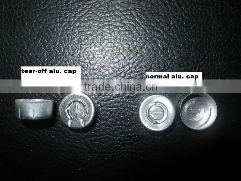 aluminum flip off tear off caps