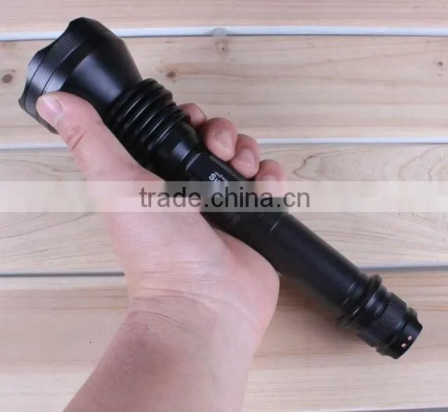 X6-T6 using XML -T6 LED strong light flashlight with 2x18650