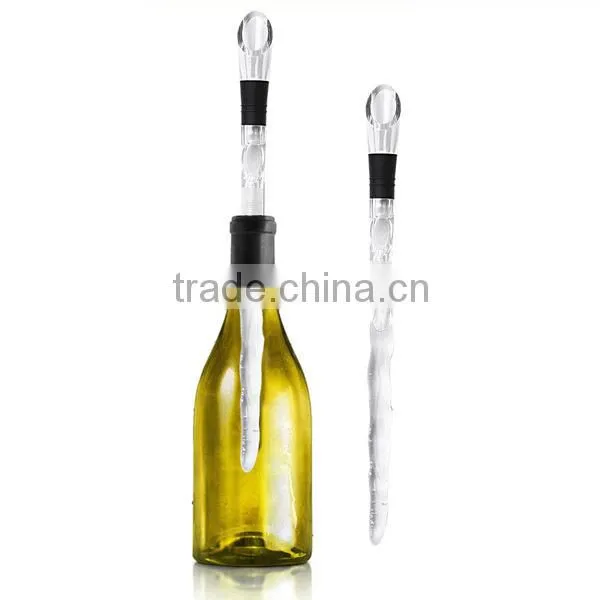NT-PC02 perfect acrylic red wine cooler stick silicone wine chiller sticks for drinks