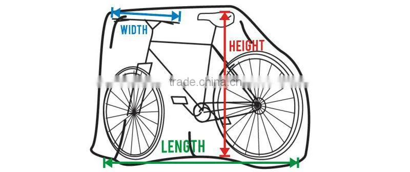 Polyester waterproof bicycle cover made in china