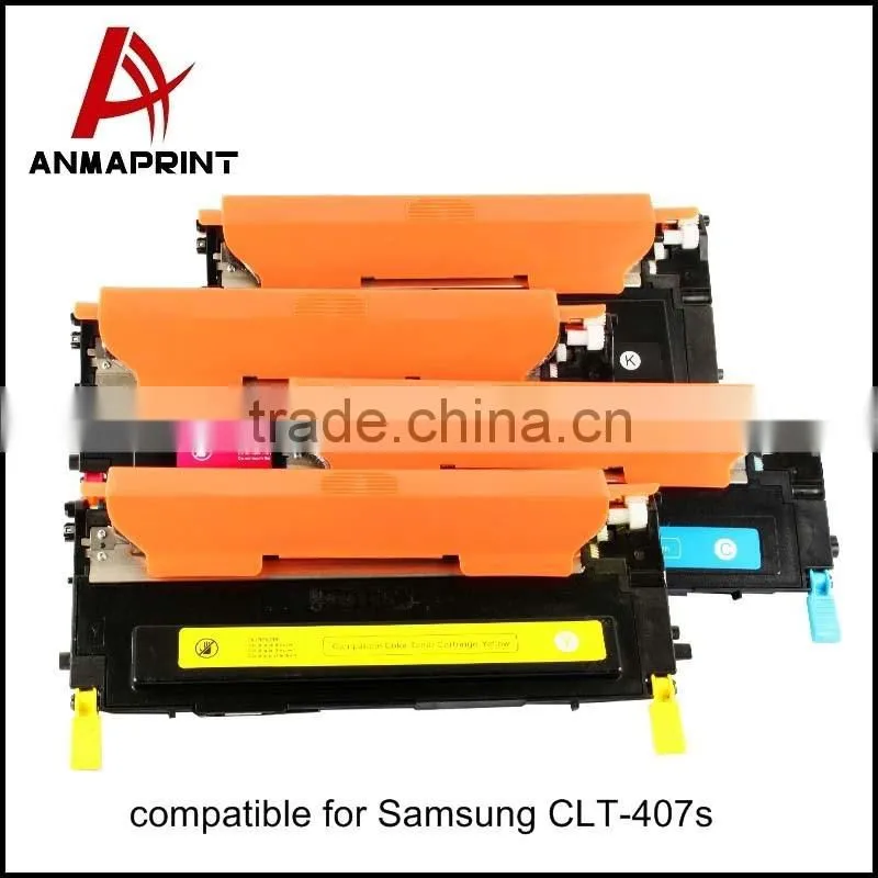 Compatible CLT-407S toner cartridge 407S toner cartridges for Samsung CLP-320/321N/326/CLX-3186/3186N/3186FN