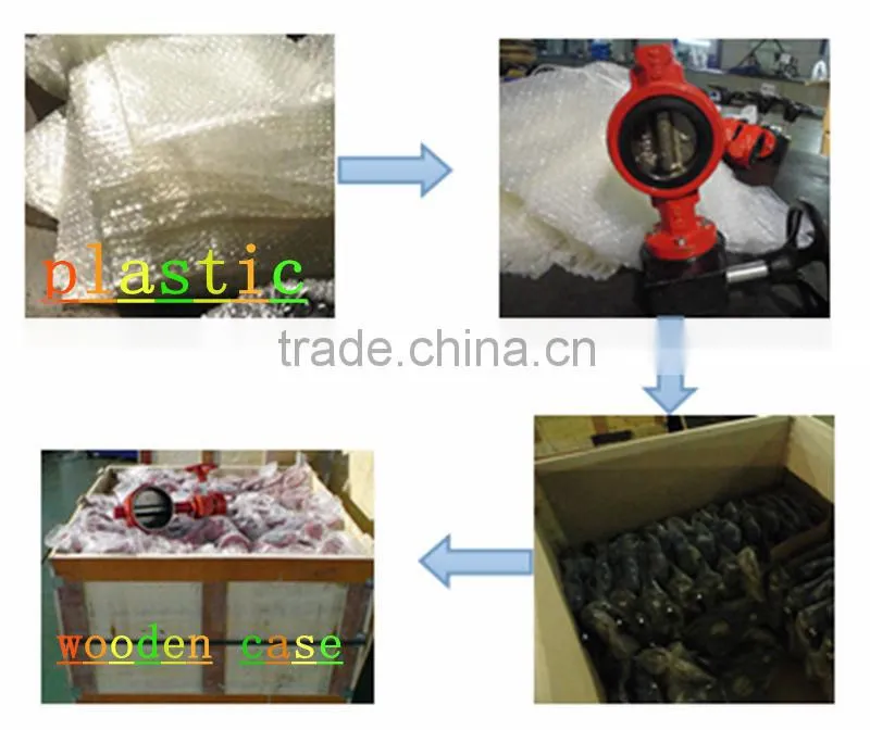 BV-DS041 CE/KS/JIS clamp butterfly valve for fire fighting