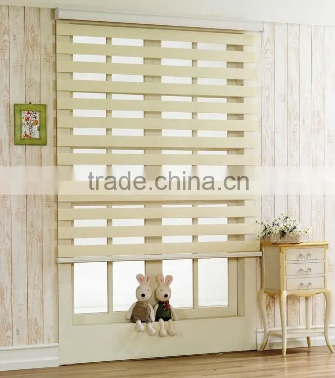 zebra Roller Curtain Blackout Rainbow Zebra Blind