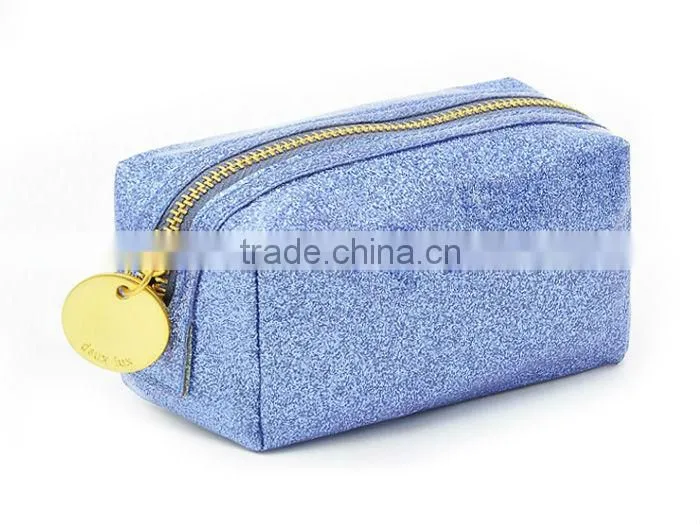 2013 hottest fluorescence blue pvc cosmetic bag