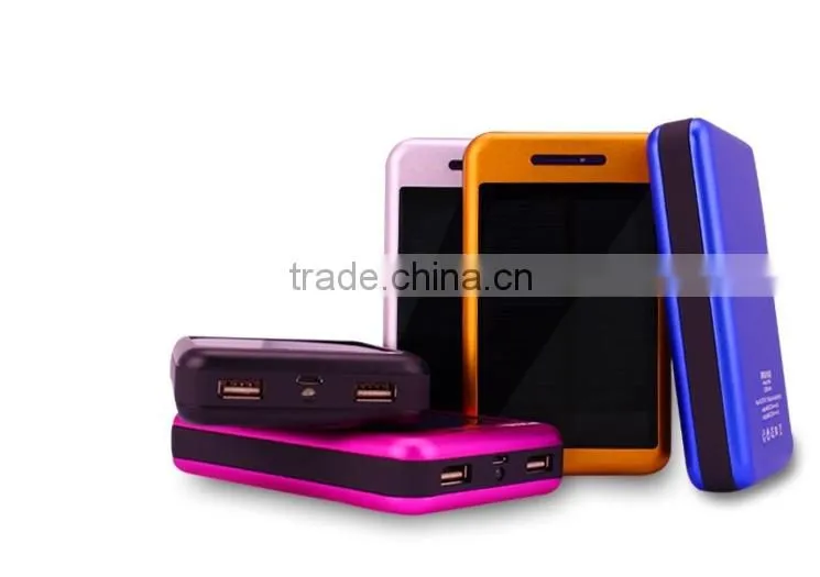 Portable universal solar charger, solar power bank, Sun power for mobile phone/iPhone/iPad