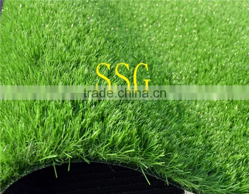 Home use outdoor laying S shape synthetic grass