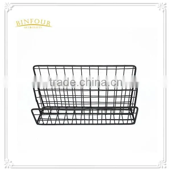 Customized style books magazines display rack