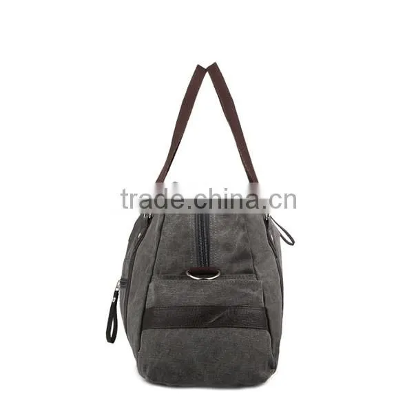 Manufacturer high capacity travel sport canvas duffel bag for man