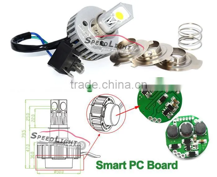SpeedLight Upgrade Verstion M3H 24W 2500 Lumens Motorcycle Bullet LED Headlight