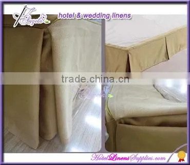 white hotel bed skirt with shirring pleats, fitted bed skirt, white bed skirts