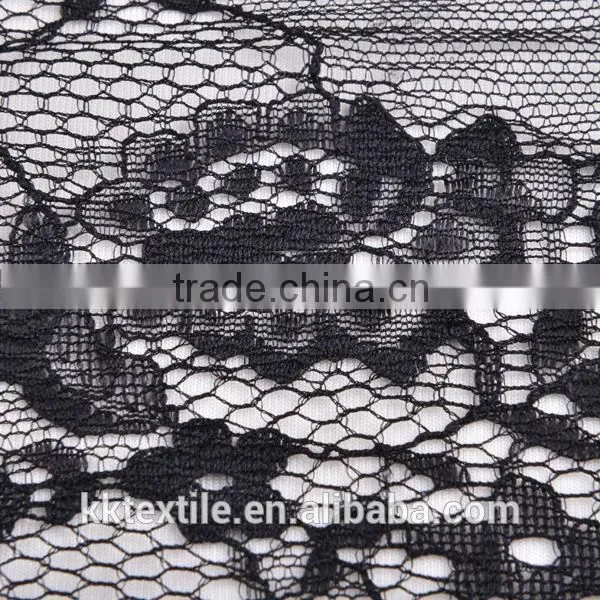 2014 wholesale price 100% Nylon mesh lace fabrics in metallic thread