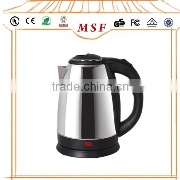 1.8L 360 Degree Rotational Cordless Kitchen Appliance Stainless Steel Electric Kettle