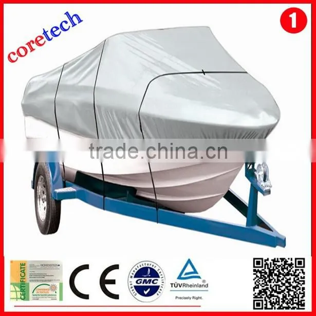 Hot High quality 600d polyester waterproof lightweight boat cover factory