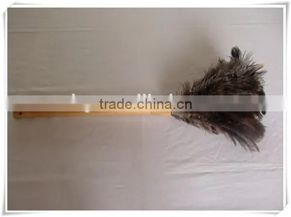 Professional cleaning supply Extendable Ostrich feather duster office workplace with white color
