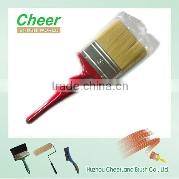 factory for decorative paint brush roller brush size with plastic handle paint brush