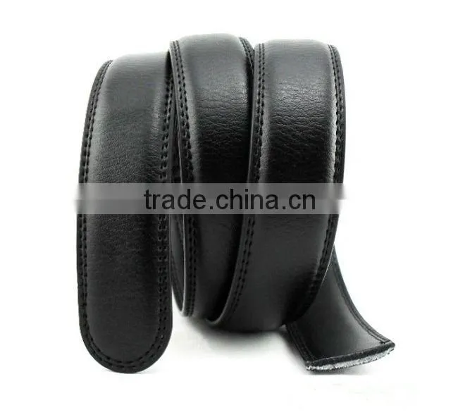 2016 Classic black split leather belt straps with common size