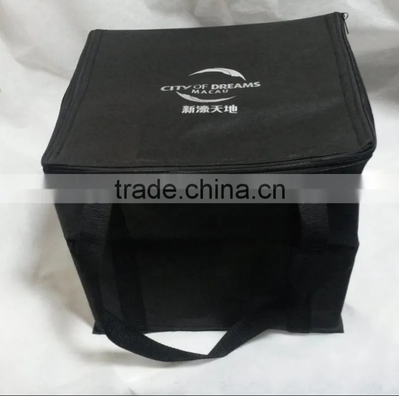 420 diamond weave polyester 14 Can insulated cooler bag