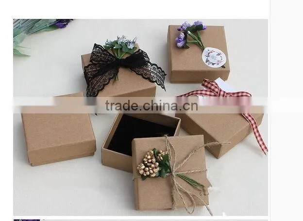 Fancy kraft fation gift box .