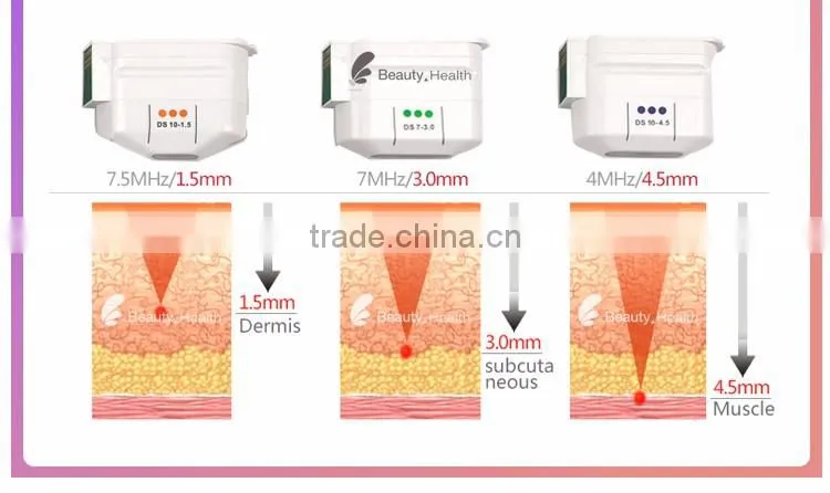 Beauty salon high intensity focused ultrasound hifu beauty machine
