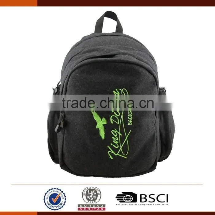 Stylish Kids Casual Backpack With Embroidery Logo
