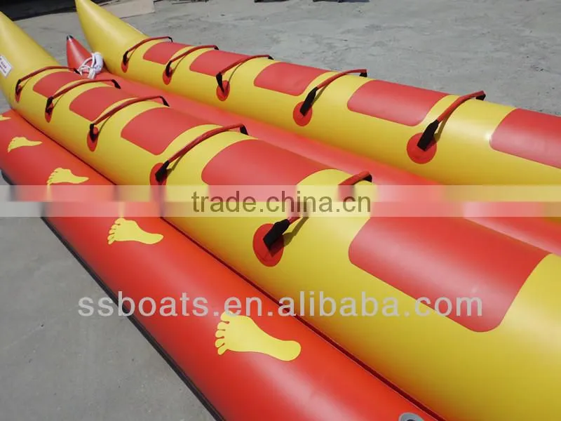 hot salel 8 person catamaran inflatable banana boat
