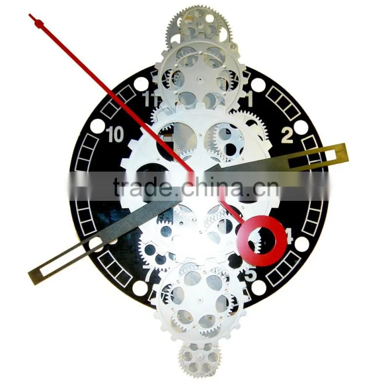 Decorative Moving Gear Wall Mounted Clock