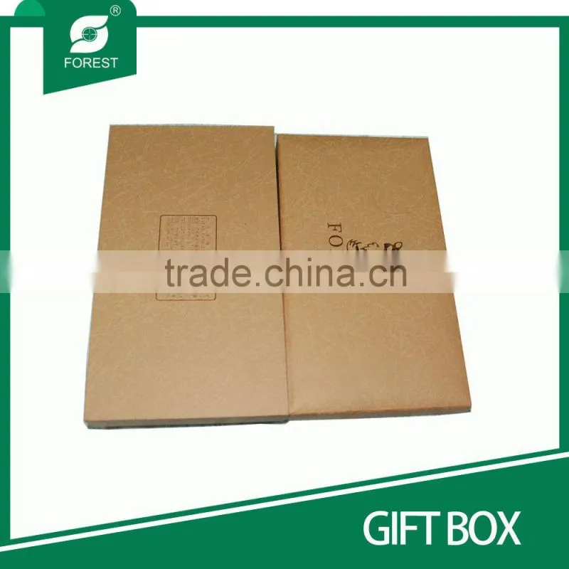 2015 POPULAR BROWN CARDBOARD GIFT BOXES FOR PACKING SCRAF WITH HIGH QUALITY