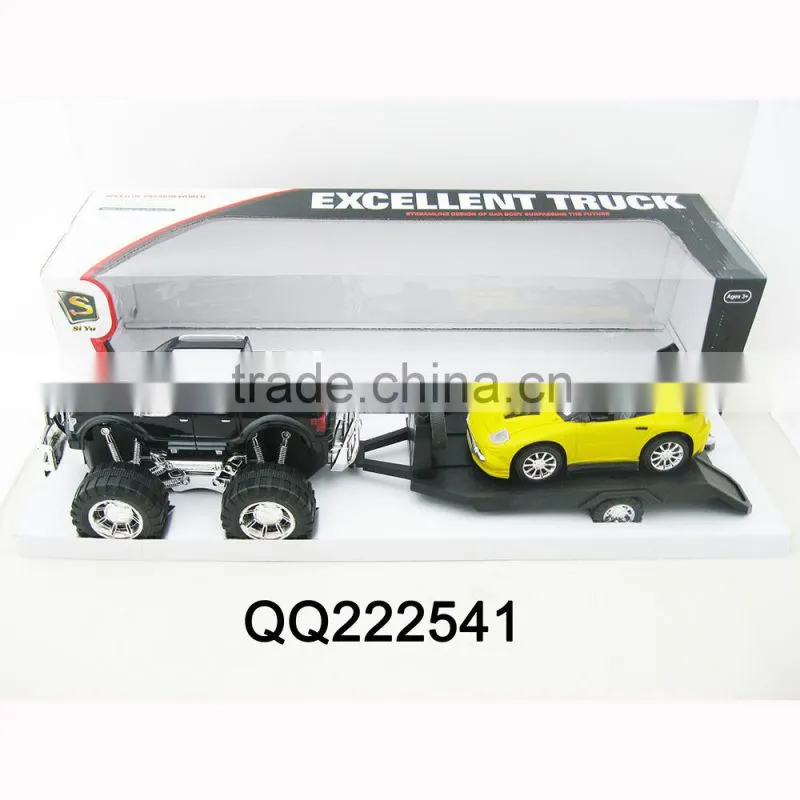 Kids big plastic friction cross-country car with 1pcs friction car,friction car for kids