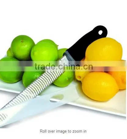 Custom Logo Amazon Best Seller Lemon Zester Grater , Retail Packing Cheese Grater Factory , High Quality