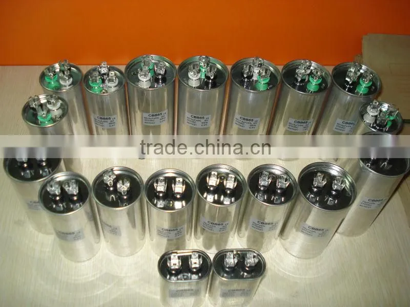 55+5uf Aluminum Case motor run capacitor especially for air conditioner