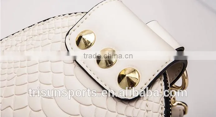 high-quality variety of white women leather model backpack