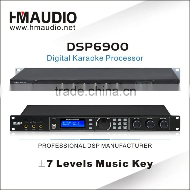China factory high quality audio digital karaoke effect processor DSP6900