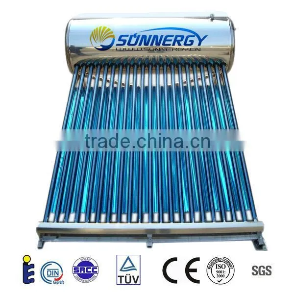 solar heat pipe vacuum tubes water heater
