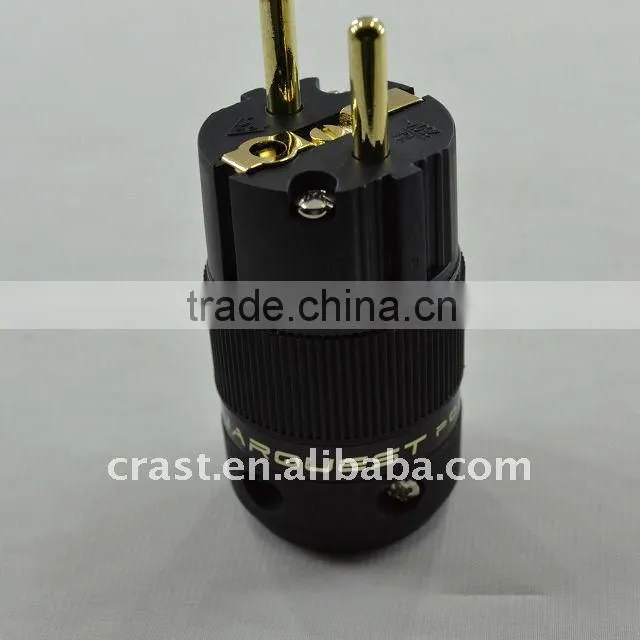 Audiocrast 24K Gold Plated SCHUKO Power Connector