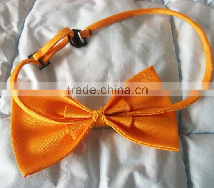 2013fashion design 100%silk self bow tie wholesale