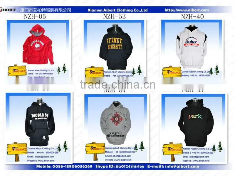 NZH-38 Xiamen Sportwear with hood & long sleeve