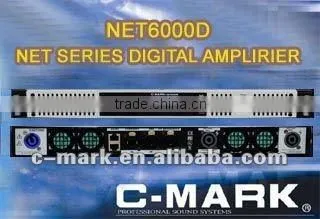 Professional C-mark DSP audio power amplifier Net6000D 1000W