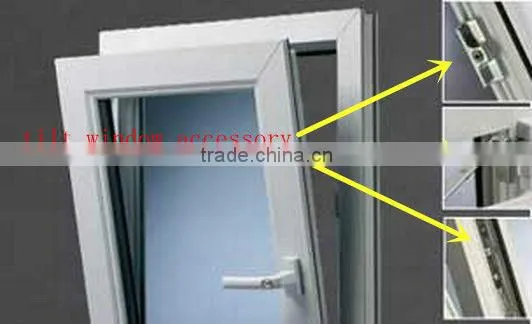 foshan wanjia pvc brown tilt windows and doors